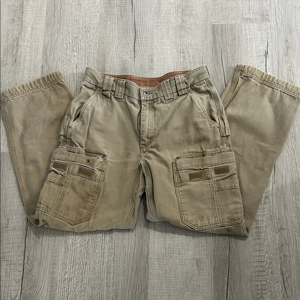 Duluth Men's Tan Cargo Work Pants